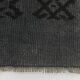 2x8 Vintage Gray & Black Runner Rug, 72x255Cm