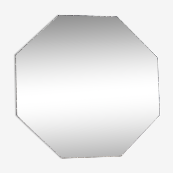 Hexagonal beveled mirror 27 cm