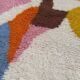 Atlas Berber rug with coloured patterns 1.5/2.5 m
