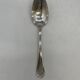 Lot de 7 cuillères à potage en métal argenté bas motif Louis XV