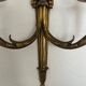 Lot de 2 appliques murales, style Louis XV en bronze dorée