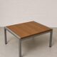 Vintage coffee table in the style of Florence Knoll - 1970s/1980s