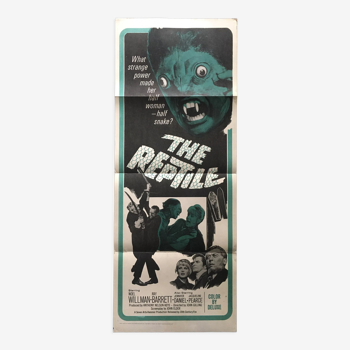 The Reptile - original US insert poster - 1966