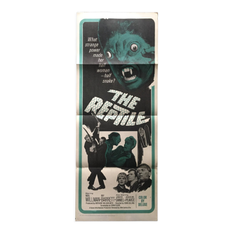 Affiche originale américaine, The Reptile, 1966