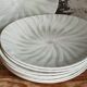 Nine earthenware plates from Salins-les-Bains vintage