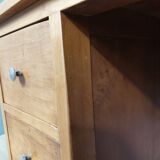 Vintage low desk with box