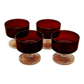 Set of 4 Luminarc Cavalier champagne glasses