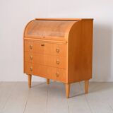 Scandinavian secretary with desk
