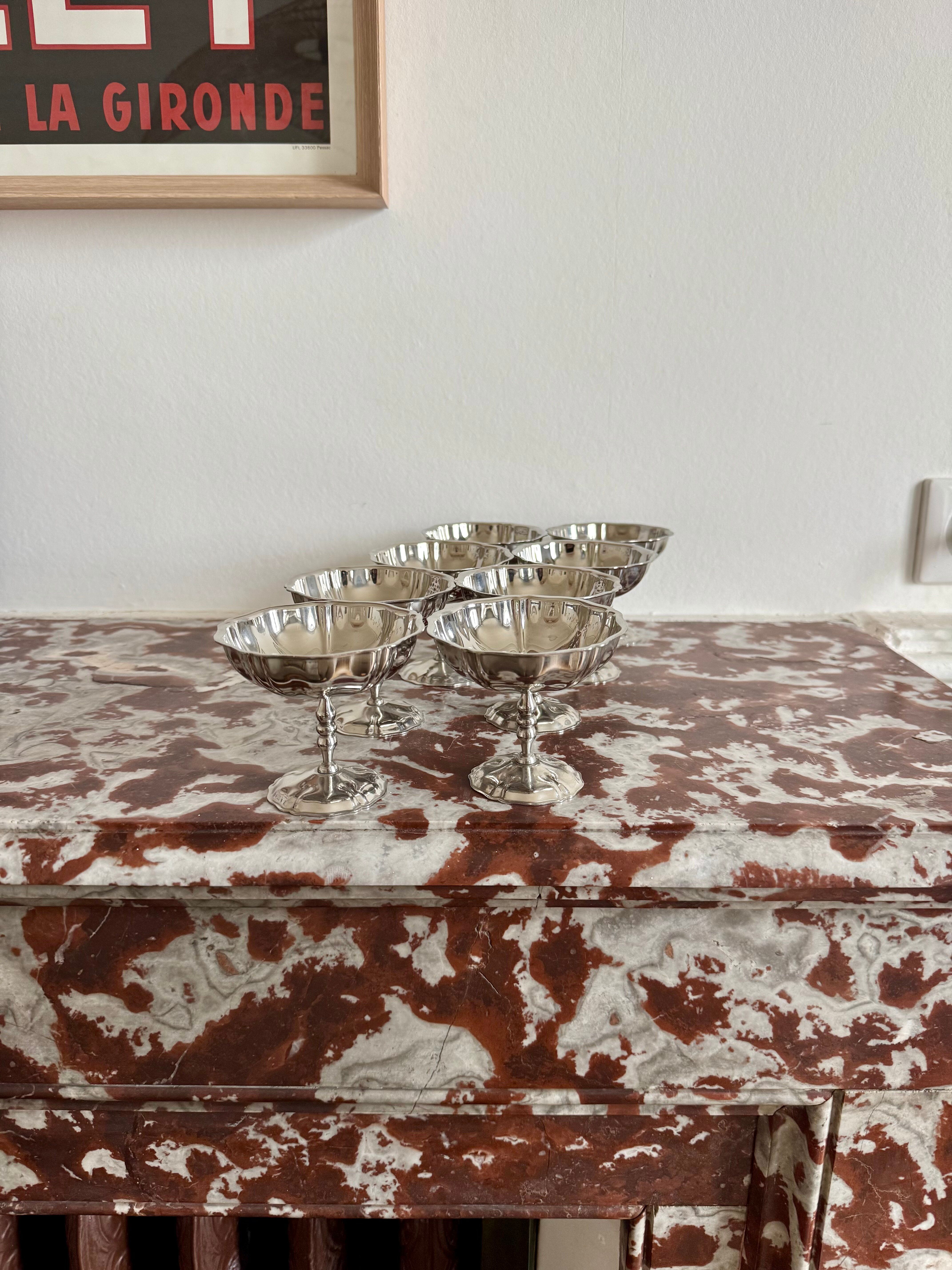 Les coupes en inox drapées