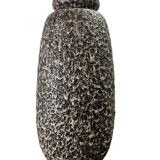 Vintage brown beige ceramic vase