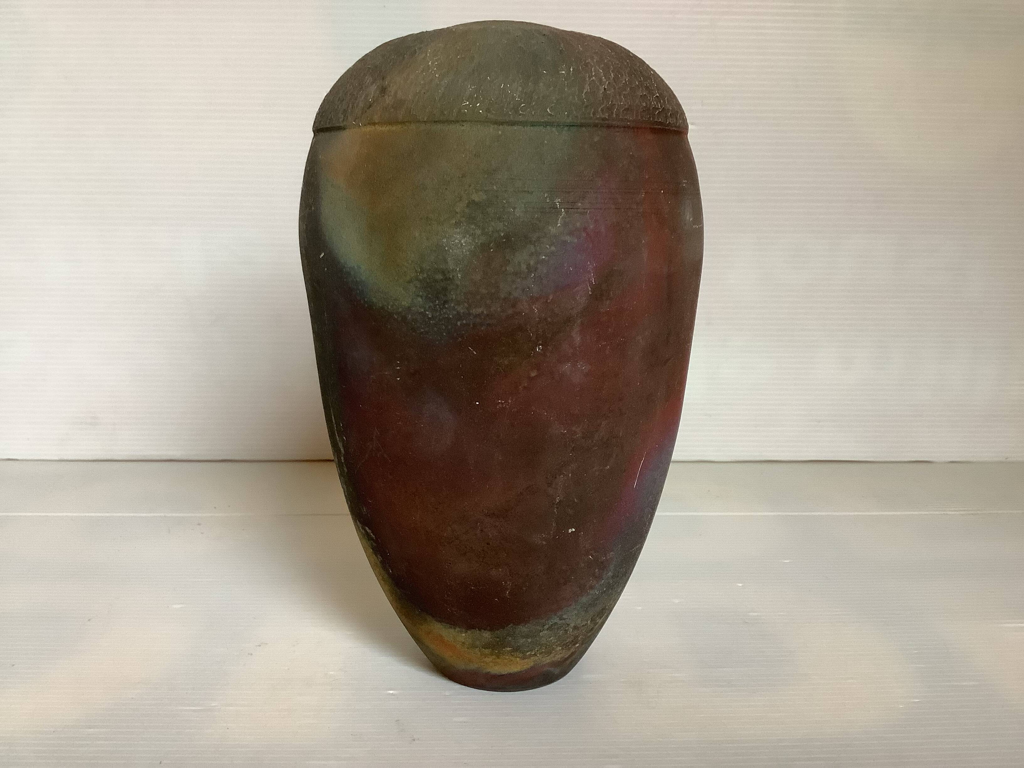 Asymmetrical vase by ceramicist Van Gompel