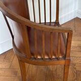 Restored art deco bench and matching armchair