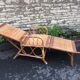 Bamboo rattan long chair