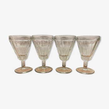 Set de 4 verres à vin bistrot