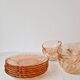 Set of 6 "Rosaline" coffee cups '70s - Arcoroc France vintage