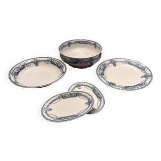 Ensemble plats de service collection Medaillon