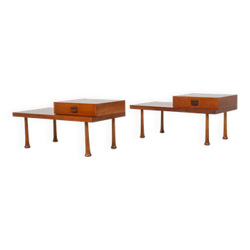 Tables de nuit et tables d'appoint modernes du milieu du siècle dernier, années 1960