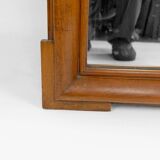 Walnut mirror from the Napoleon III period, France, circa 1870