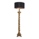 Antique Italian gilt wood standing floor lamp