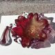 Cendrier et pilon verre et inclusions or Murano vintage