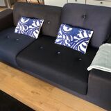 Sofa Line Roset Blue 3 seats in fabric