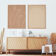 Pair of giclee prints, abstract wall art set of two, 50x70cm