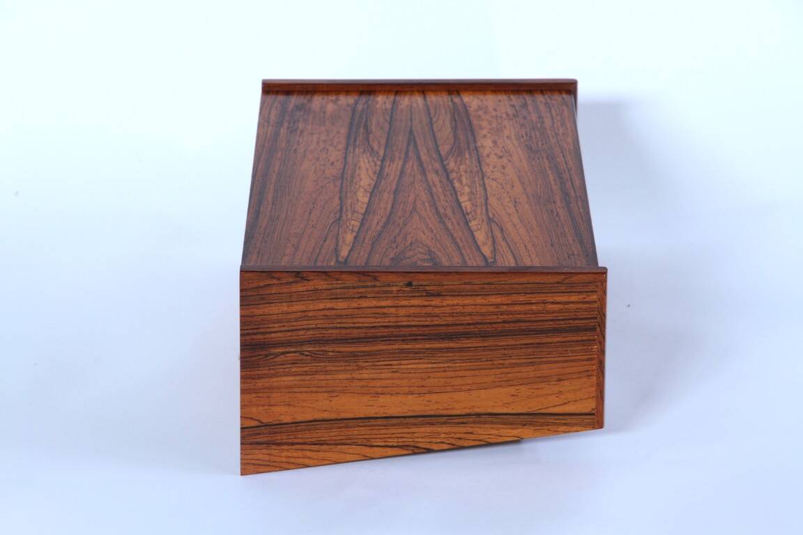 Vintage rosewood floating bedside tables. Set of two. 1960s