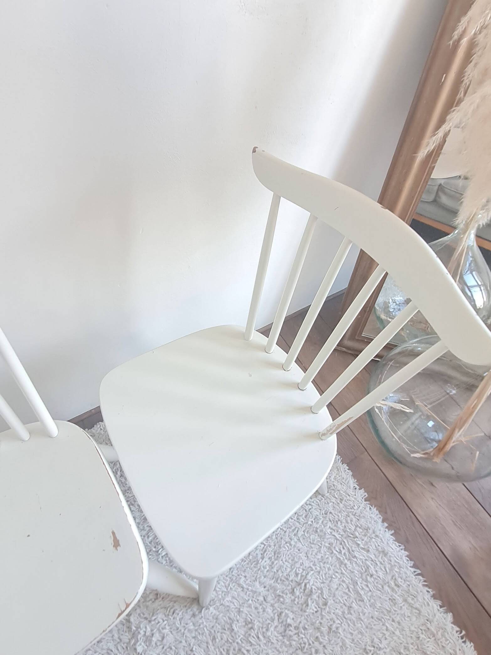 Set of six vintage Scandinavian chairs