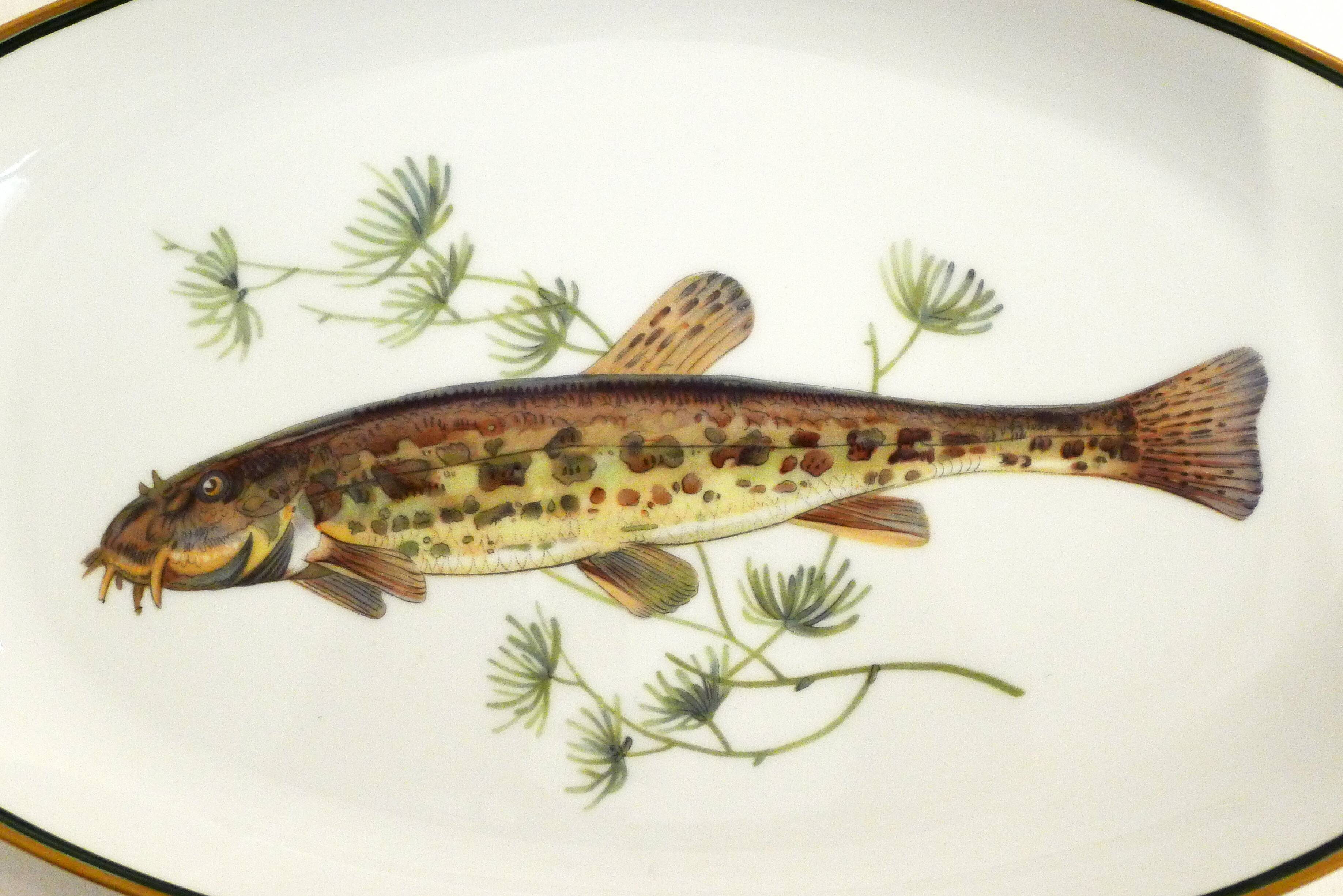 Porcelain fish dish