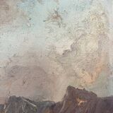 Painting "Mountain Torrent", Oil on canvas