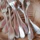 Fish cutlery for 6 Christofle Godrons initials E. L. circa 1910-20