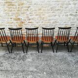 Suite de 6  chaises Fanett par Ilmari Tapiovaara années 50