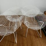 Harry Bertoia armchairs Diamond chairs diamond chairs