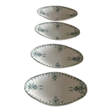 Antique Raviers in Opaque Porcelain from Gien