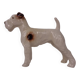 Porcelain Figurine of Fox Terrier, Denmark, 1950s