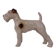 Porcelain Figurine of Fox Terrier, Denmark, 1950s
