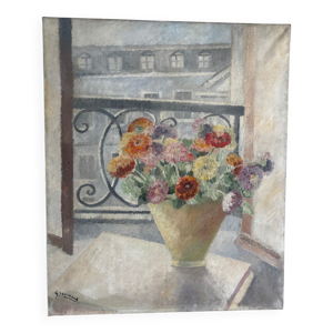 nature morte signée