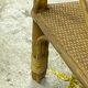 Rattan bookcase shelf