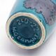 Vintage ceramic vase with enamel and glaze