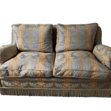 Jacquard fabric sofa with feather filling