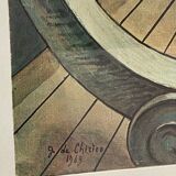 Affiche giorgio de chirico alexandre iolas sergio tosi milano new york