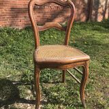 Suite of 8 Louis Philippe canne chairs