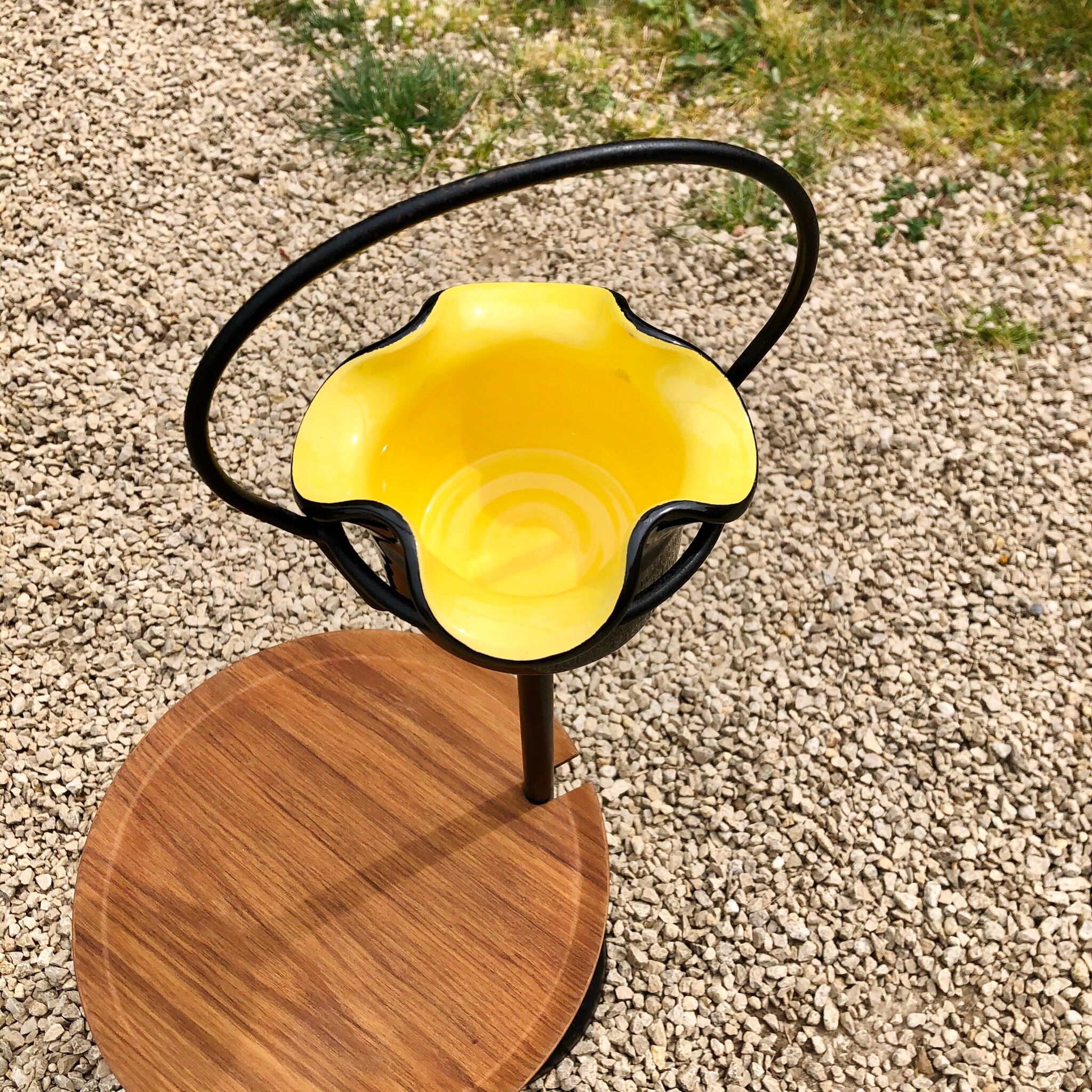 Porte plante métal et Formica