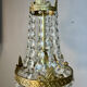 Small basket chandelier hot air balloon