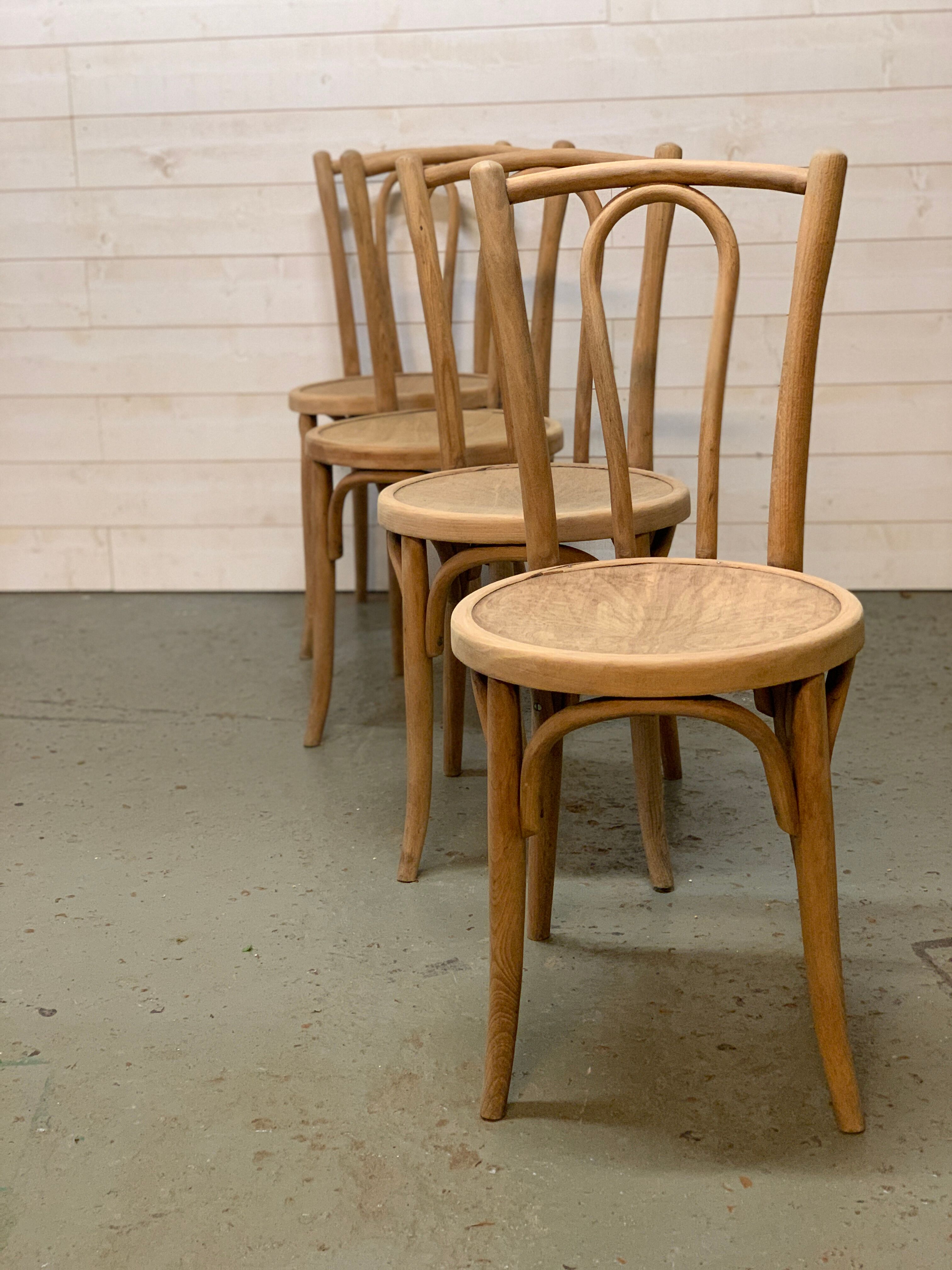 4 baumann bistro chairs 1940