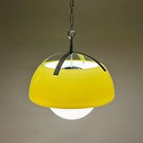Space age 70s ufo lamp - iconic pendant light in the style of 'omega' by vico magistretti