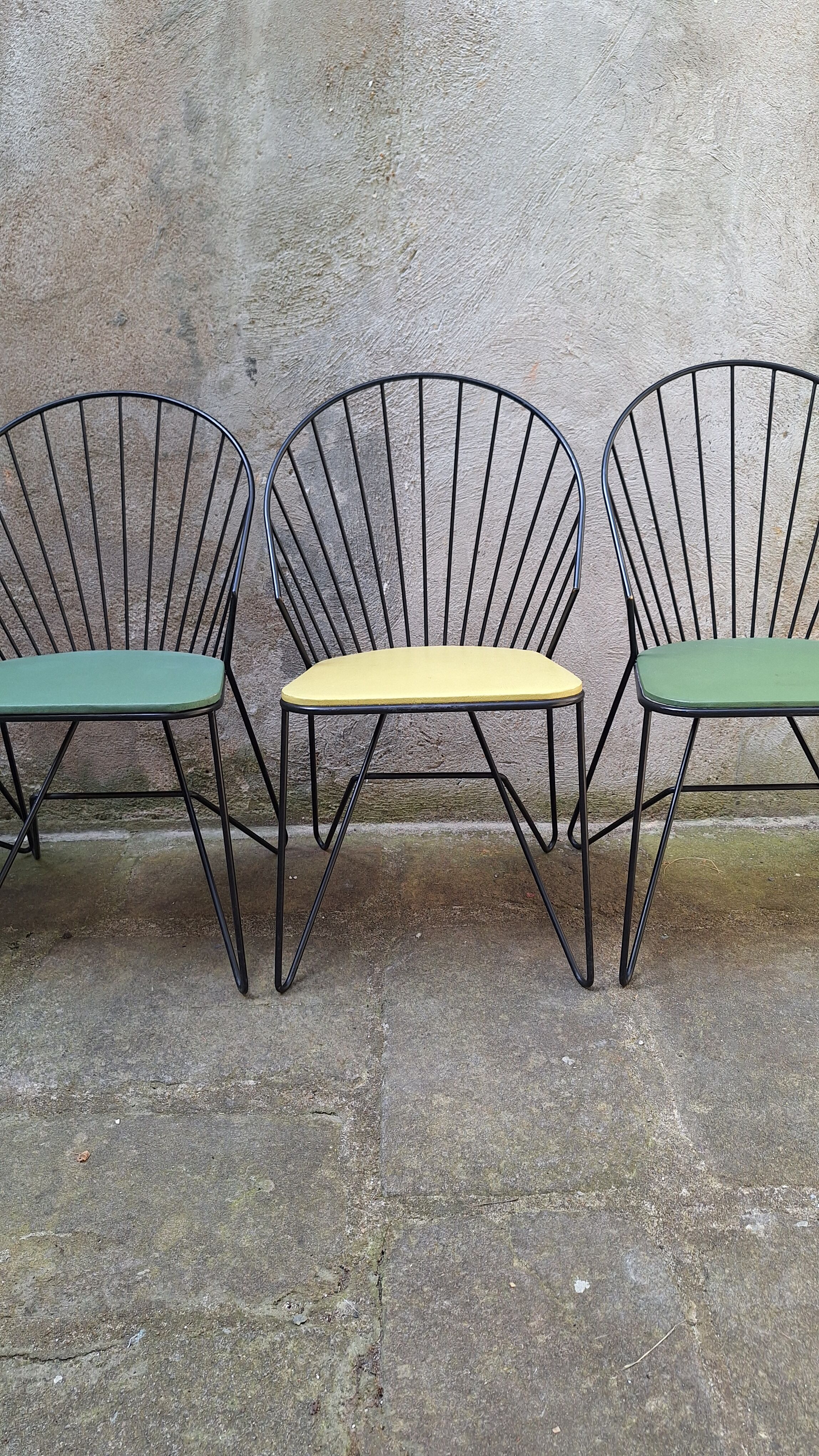 Set of 4 chairs by J.O. Waldar & V. Möldhammer for Sonett Karl Fostel