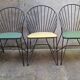 Set of 4 chairs by J.O. Waldar & V. Möldhammer for Sonett Karl Fostel