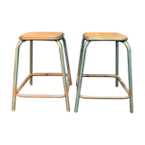 Pair of industrial stools