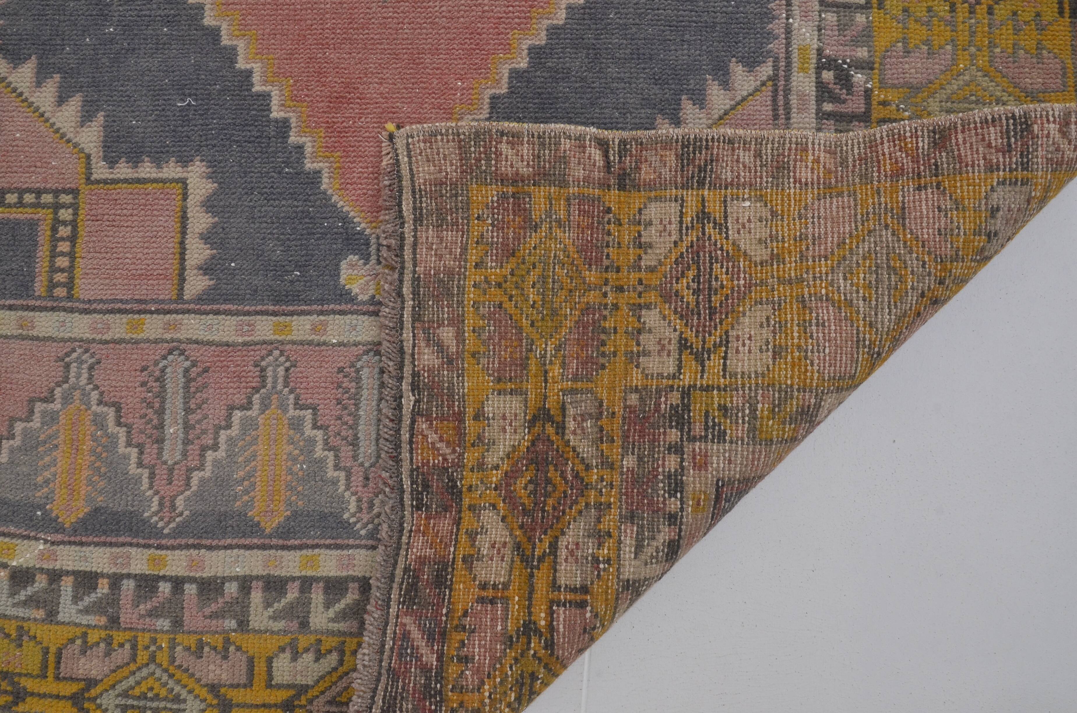 Red & Orange Turkish Vintage Rug sku 2484